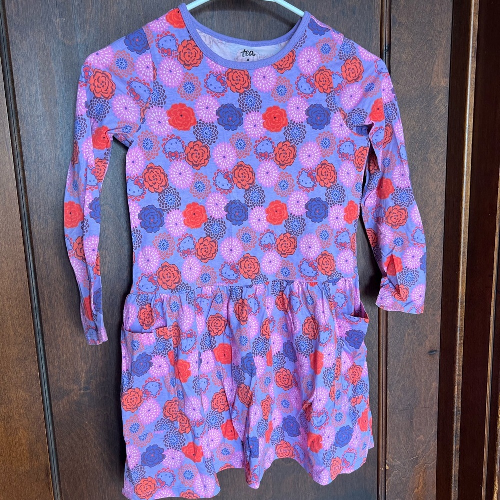 Tea Collection x Hello Kitty Floral Dress, girls size 8